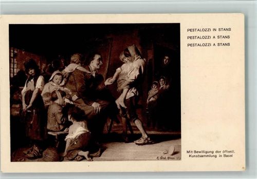 Pestalozzi in Stans 1914 - gute Erhaltung Bundesfeier Ganzsachen Schweiz