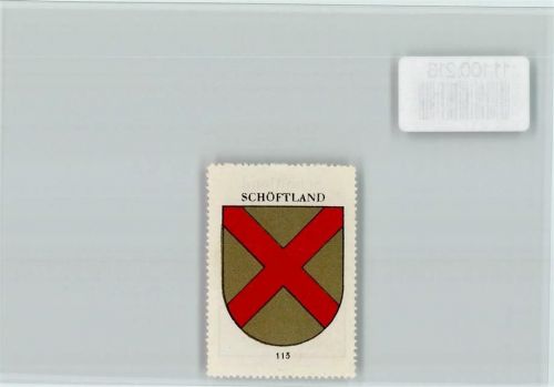 5040 Schöftland - Vignette Wappen Kaffee Hag ca 1920-1940