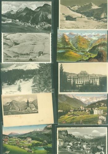 7050 Arosa Kleinposten bis 20 Lot mit 10 AK