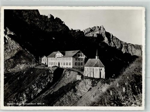 6052 Hergiswil NW Foto AK Kirche Hotel Klimsenhorn
