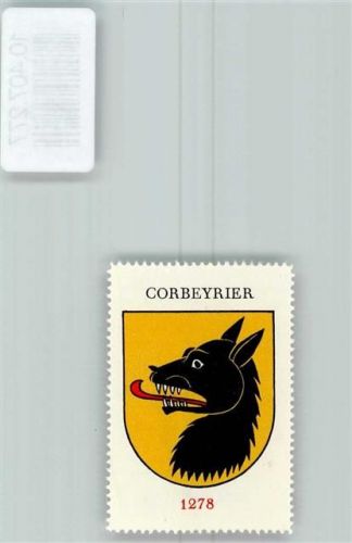 1856 Corbeyrier - Vignette Wappen Kaffee Hag 1920-1940 Wolf