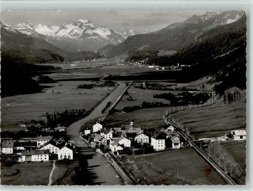 7522 La Punt-Chamues-ch - La Punt gegen Ober-Engadin und Piz della Margna