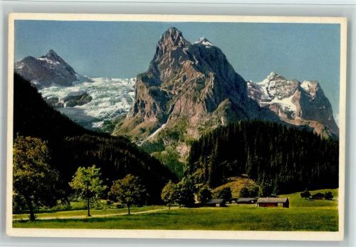 3860 Meiringen 1950 - Verlag Gyger A 10180 - Rrosenlaui - Gletscher, Dossenhorn, Wellhorn, Wetterhorn AK