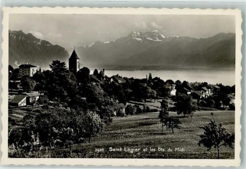 1806 St-Légier-La Chiésaz Foto AK Dents du Midi