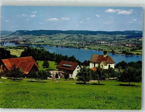 8265 Mammern Foto AK Kirche Gasthaus Klingenzell