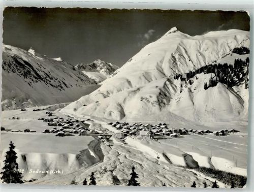 7188 Sedrun 1963 Foto AK Winter