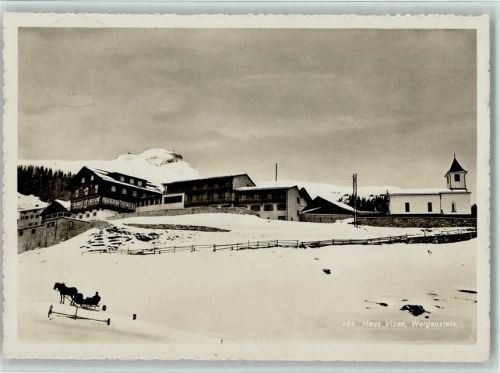 7433 Wergenstein - Haus Vizan Winteraufnahme