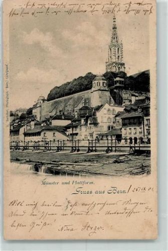3000 Bern Berne 1902 - Münster und Plattform