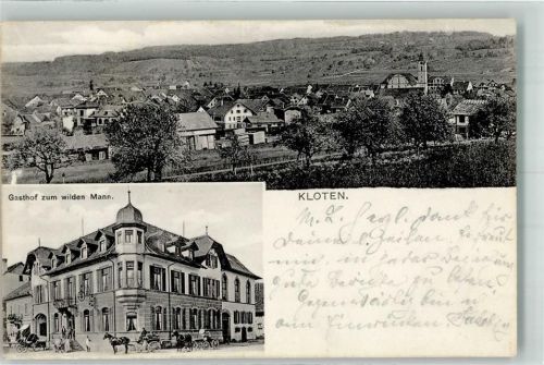 8302 Kloten 1909 - Gasthaus Zum wilden Mann
