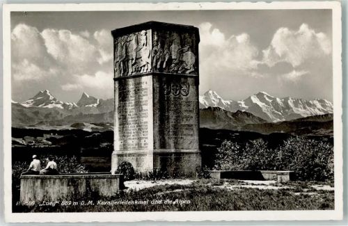 3416 Affoltern im Emmental - Kavallerie Denkmal Alpen