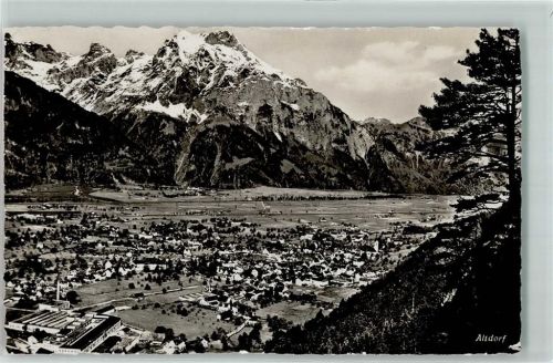 6460 Altdorf UR - Feldpost III 7 Fliegeraufnahme