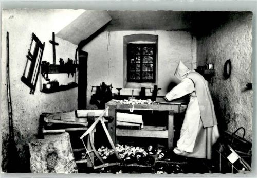 1654 La Valsainte Cerniat FR Foto AK Charteuse de la Valsainte Atelier dún Pére