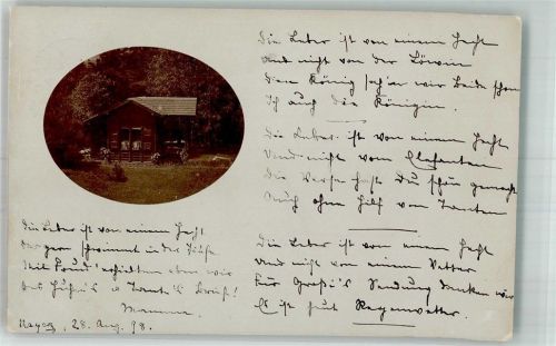 7310 Bad Ragaz 1898 Foto AK Ort handschriftlich