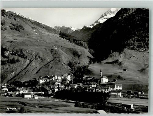 7435 Splügen 1965 Foto AK