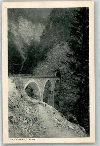 7050 Arosa Foto AK Castielerviadukt