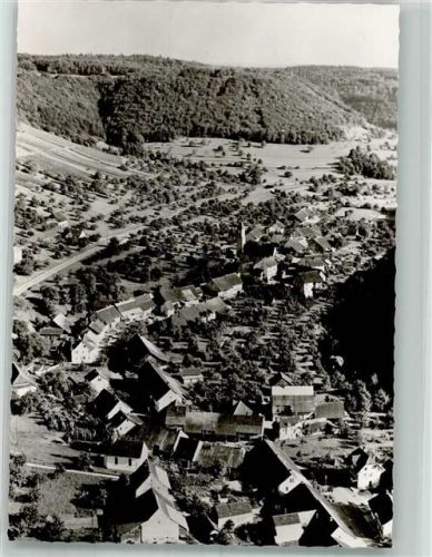 5306 Tegerfelden Foto AK Fliegeraufnahme