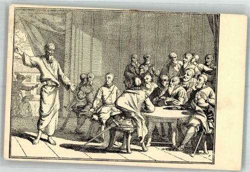 6370 Stans 1917 - Foto AK nach alten Stich Niklaus von der Flüe 1481