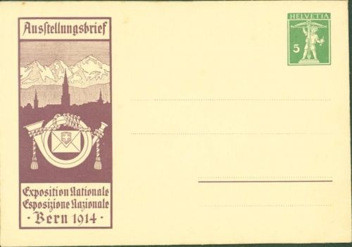 Bern Berne Phila Schweiz Ganzsache