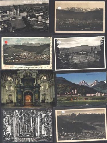 8840 Einsiedeln - Lot mit 25 AK Farbpunkte sind auf Hülle