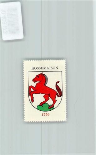 2842 Rossemaison - Vignette Wappen Kaffee Hag ca 1920-1940 Pferd