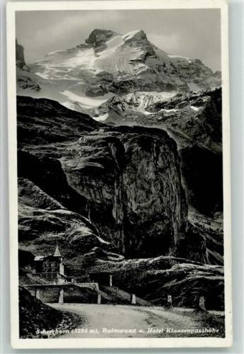Klausenpasshöhe - Scheerhorn Balmwand Hotel Hüttenstempel