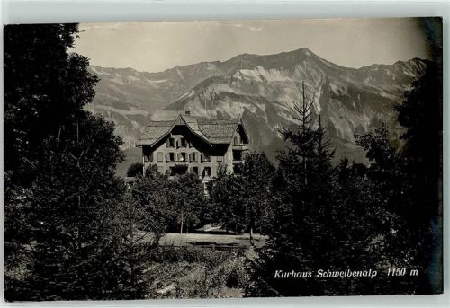 3855 Brienz BE - Kurhaus Schweibenalp