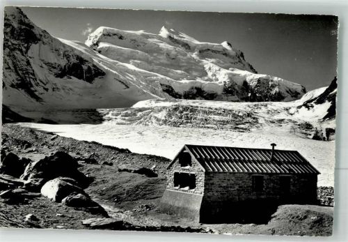 Cabane de Panossière Foto AK Hüttenstempel
