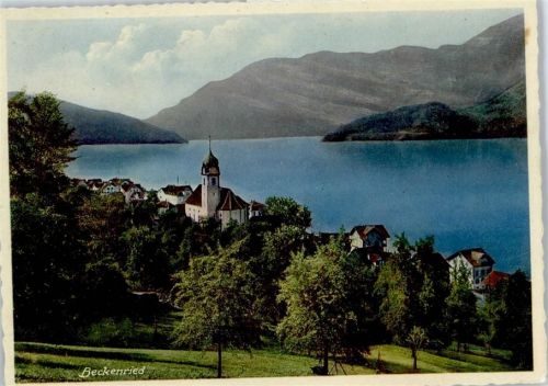 6375 Beckenried - Teilansicht, Seepartie