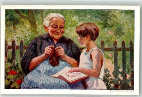 Flugpost Bundesfeier 1928 für das Alter sign. E. Beurmann Bundesfeier Ganzsachen Schweiz Künstlerkarte