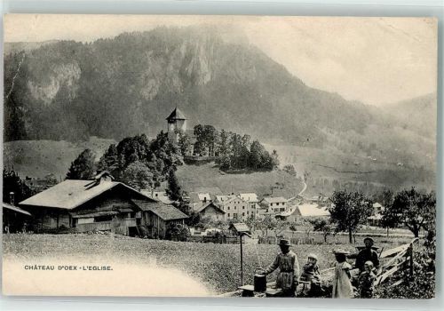 1660 Château-d´Oex Gebrauchsspuren Kirche