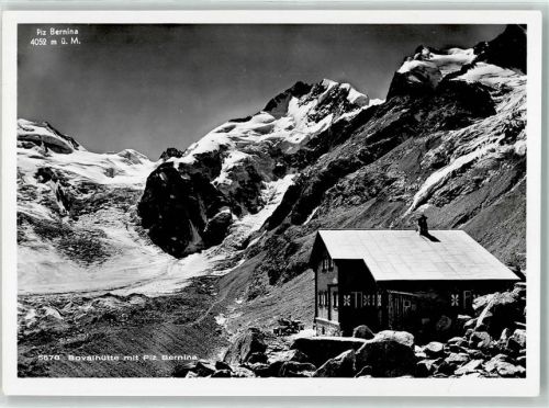 Bovalhütte - Verlag u. Fotograf Albert Steiner Hüttenstempel Bovalhütte