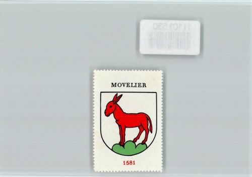 2812 Movelier - Vignette Wappen Kaffee Hag ca 1920-1940