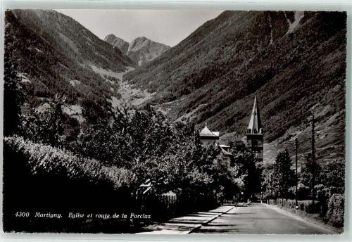 1920 Martigny - Kirche route de la Forclaz