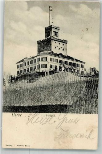 8610 Uster 1905 Foto AK Schloss