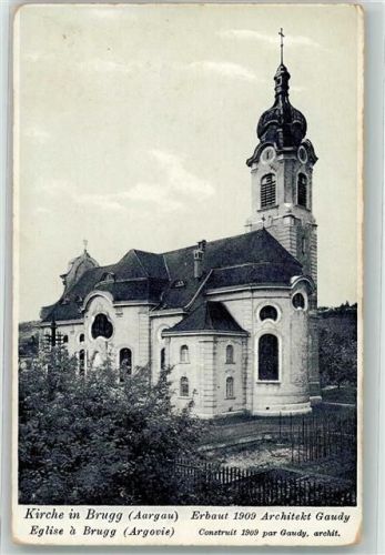 5200 Brugg AG - Kirche Architekt Gaudy