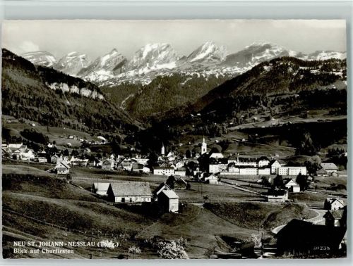 9652 Neu St. Johann - Blick auf Churfirsten Nesslau