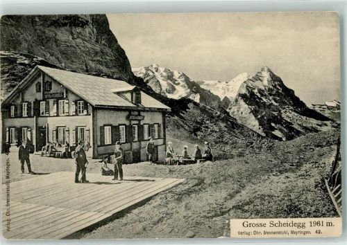 Grosse Scheidegg 1906 Gebrauchsspuren
