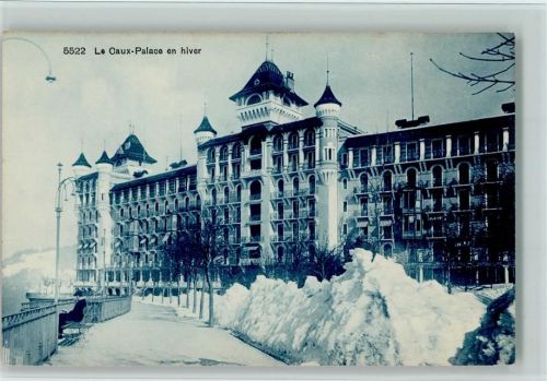 1824 Caux - Le Caux-Palace en hiver