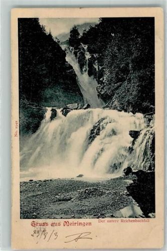 3860 Meiringen 1903 - Unterer Reichenbachfall