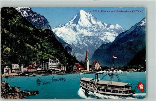 6454 Flüelen - Bristenstock Dampfer