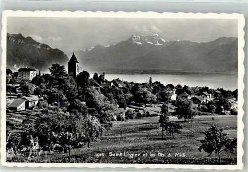 1806 St-Légier-La Chiésaz Foto AK Dents du Midi