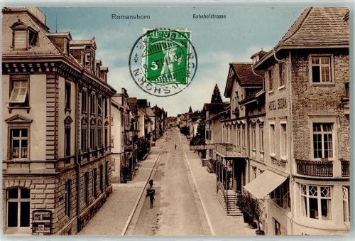 8590 Romanshorn 1913 - Bahnhofstraße