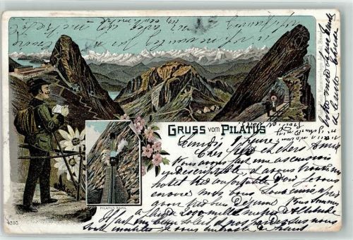 6010 Pilatus Kulm 1898 Gebrauchsspuren Bahn