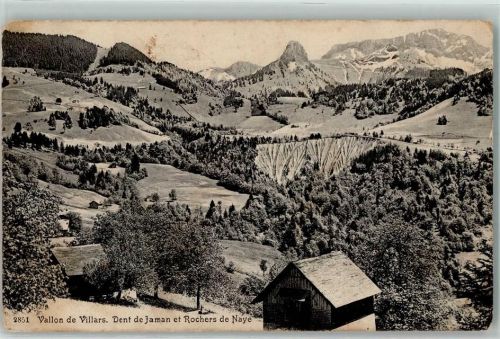 Dent de Jaman 1909 - Vallon de Villars