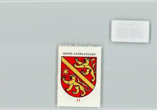 8450 Andelfingen - Vignette Wappen Kaffee Hag ca 1920-1940