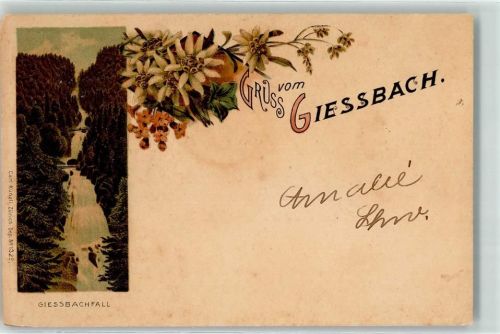 3855 Brienz BE 1903 - Griesbachfall