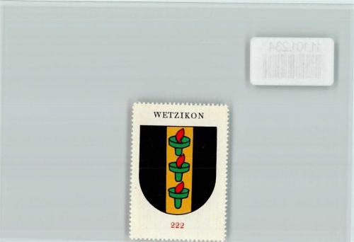 8620 Wetzikon ZH - Vignette Wappen Kaffee Hag ca 1920-1940