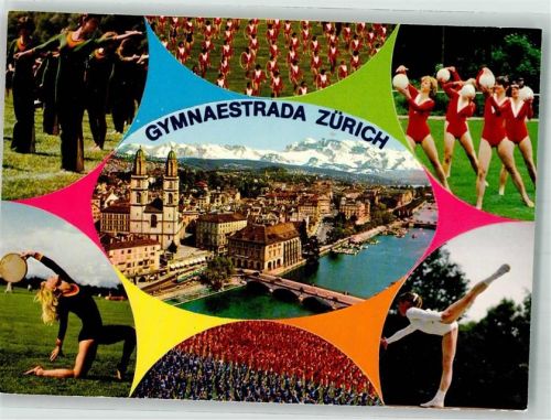 8000 Zürich 1982 Foto AK Gymnaestrada Fotograf Aschmann