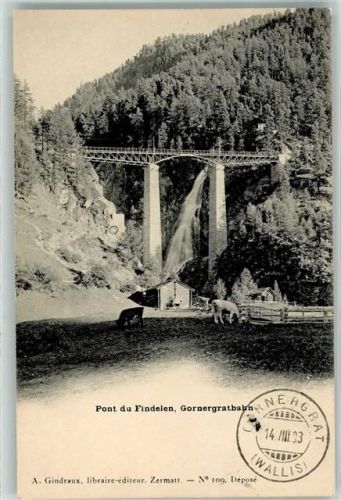 Findelen VS 1903 - Viadukt Gornergratbahn