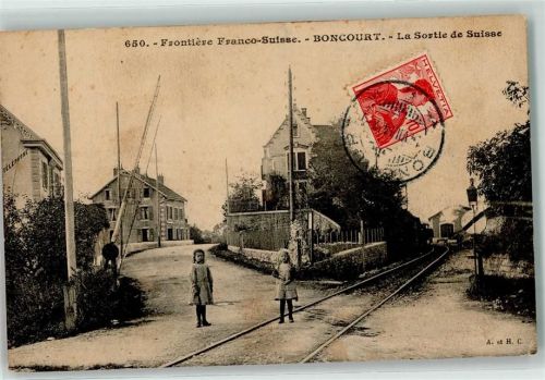 2926 Boncourt 1914 - Frontiere Franco Suisse